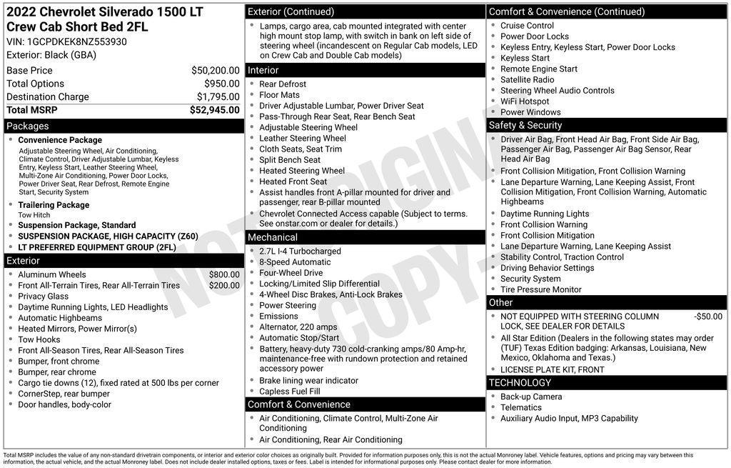 used 2022 Chevrolet Silverado 1500 car, priced at $35,673