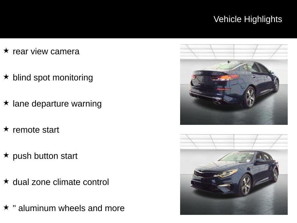 used 2019 Kia Optima car, priced at $15,423