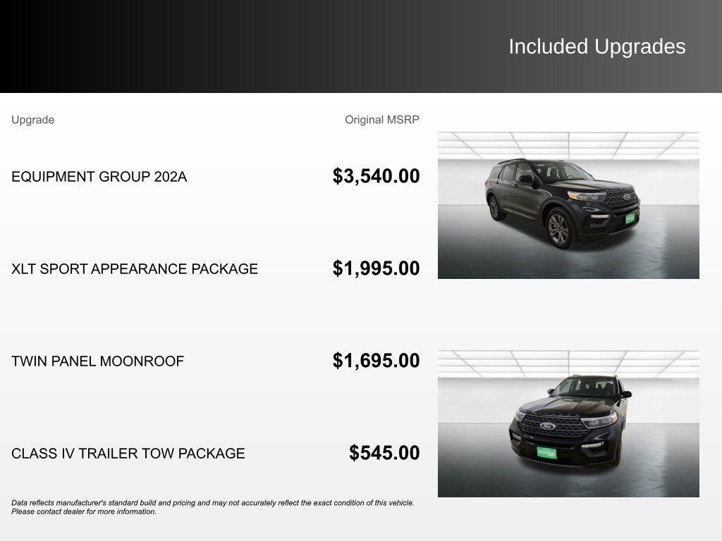 new 2024 Ford Explorer car, priced at $44,017