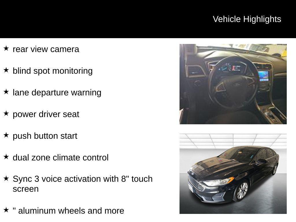 used 2020 Ford Fusion car, priced at $17,948