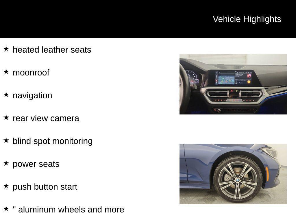 used 2019 BMW 330 car, priced at $22,496