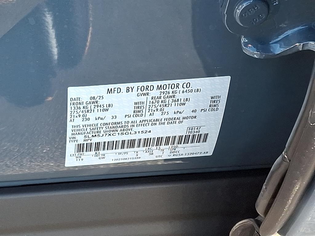 new 2025 Lincoln Aviator car, priced at $71,465