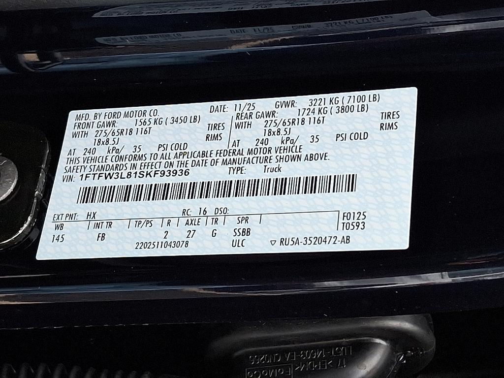 new 2025 Ford F-150 car, priced at $64,625