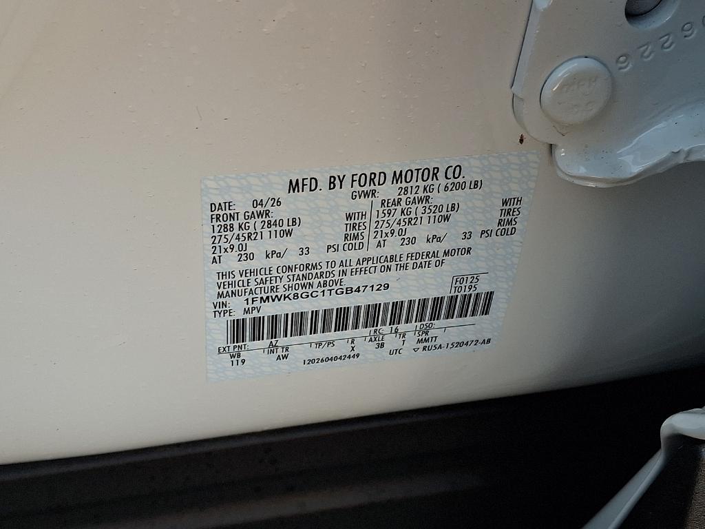 new 2026 Ford Explorer car, priced at $61,788