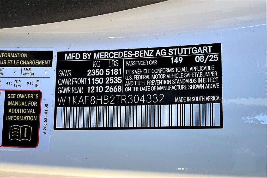 new 2026 Mercedes-Benz AMG C 43 car, priced at $72,790