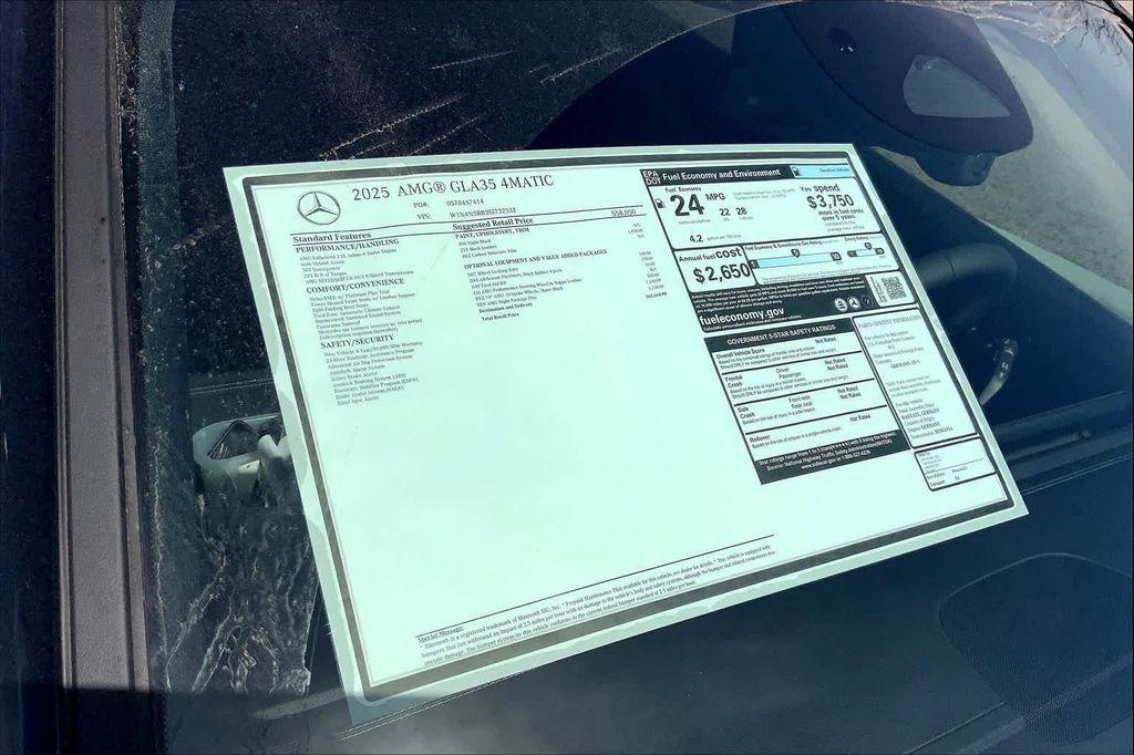 new 2025 Mercedes-Benz AMG GLA 35 car, priced at $62,665