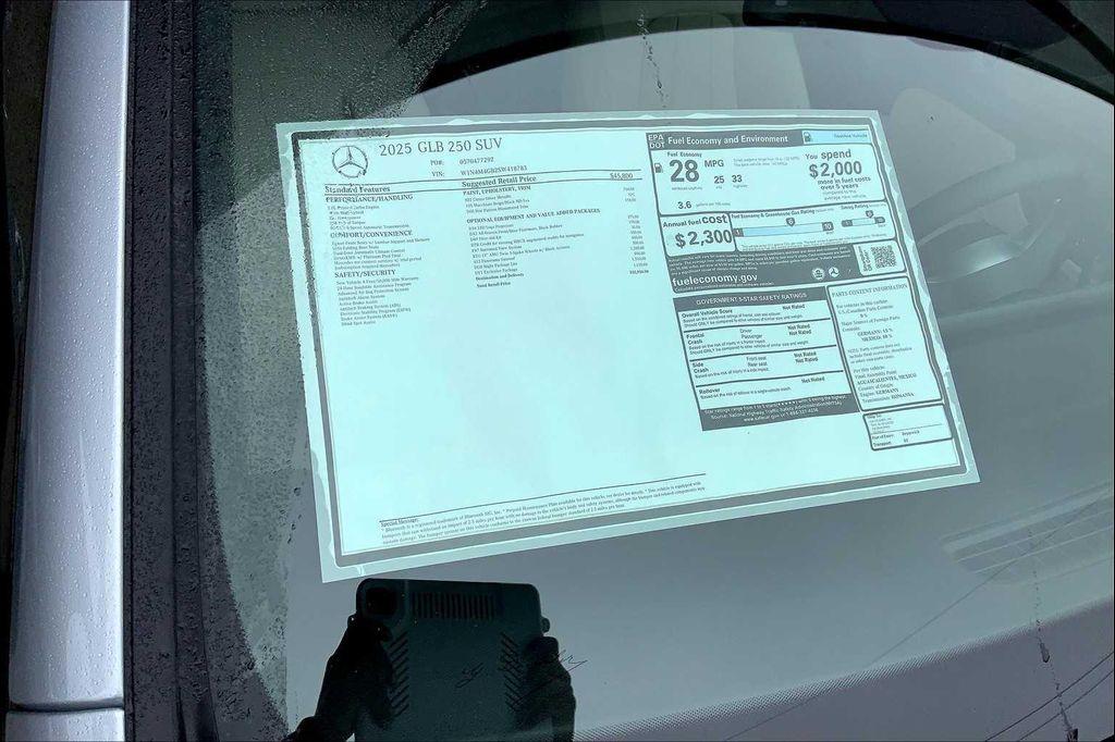 used 2025 Mercedes-Benz GLB 250 car, priced at $41,788