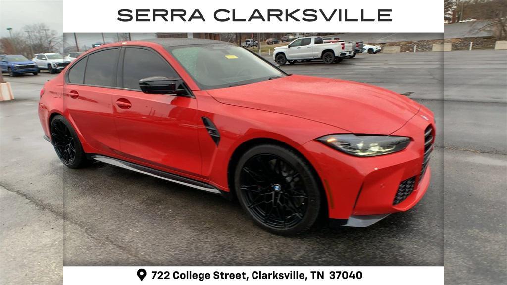 used 2023 BMW M3 car, priced at $70,548