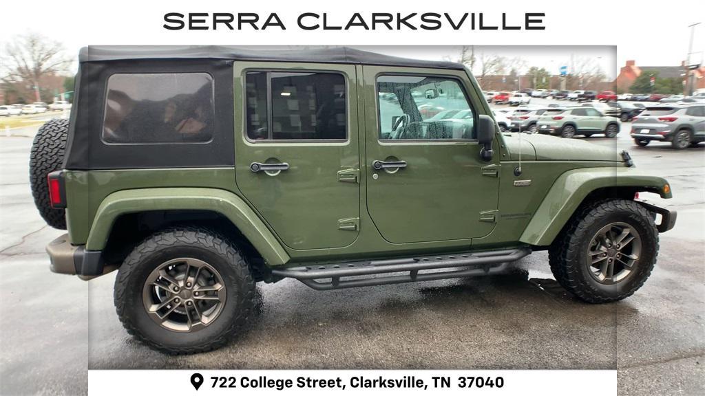 used 2016 Jeep Wrangler Unlimited car, priced at $18,644