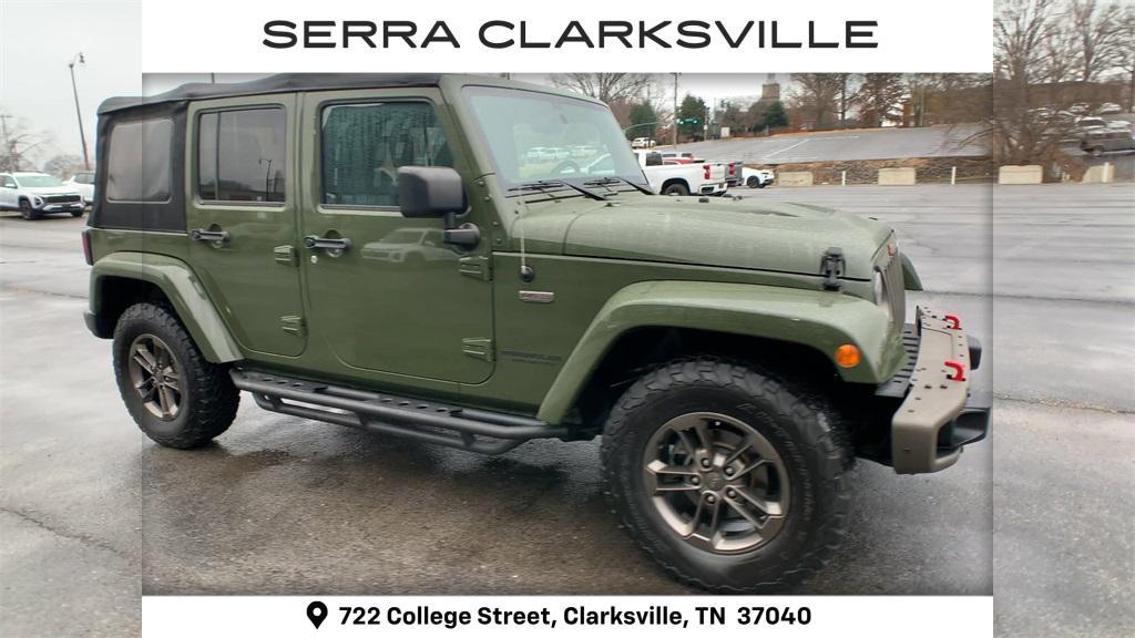 used 2016 Jeep Wrangler Unlimited car, priced at $18,644