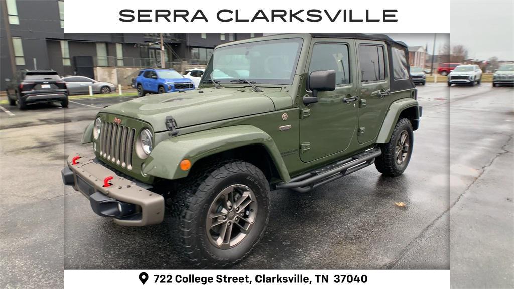 used 2016 Jeep Wrangler Unlimited car, priced at $18,644