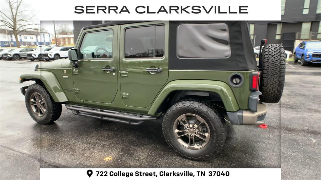 used 2016 Jeep Wrangler Unlimited car, priced at $18,644
