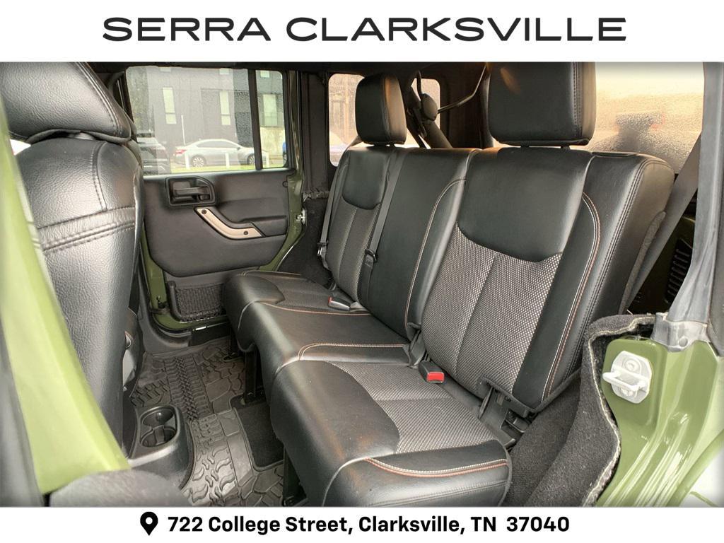 used 2016 Jeep Wrangler Unlimited car, priced at $18,644