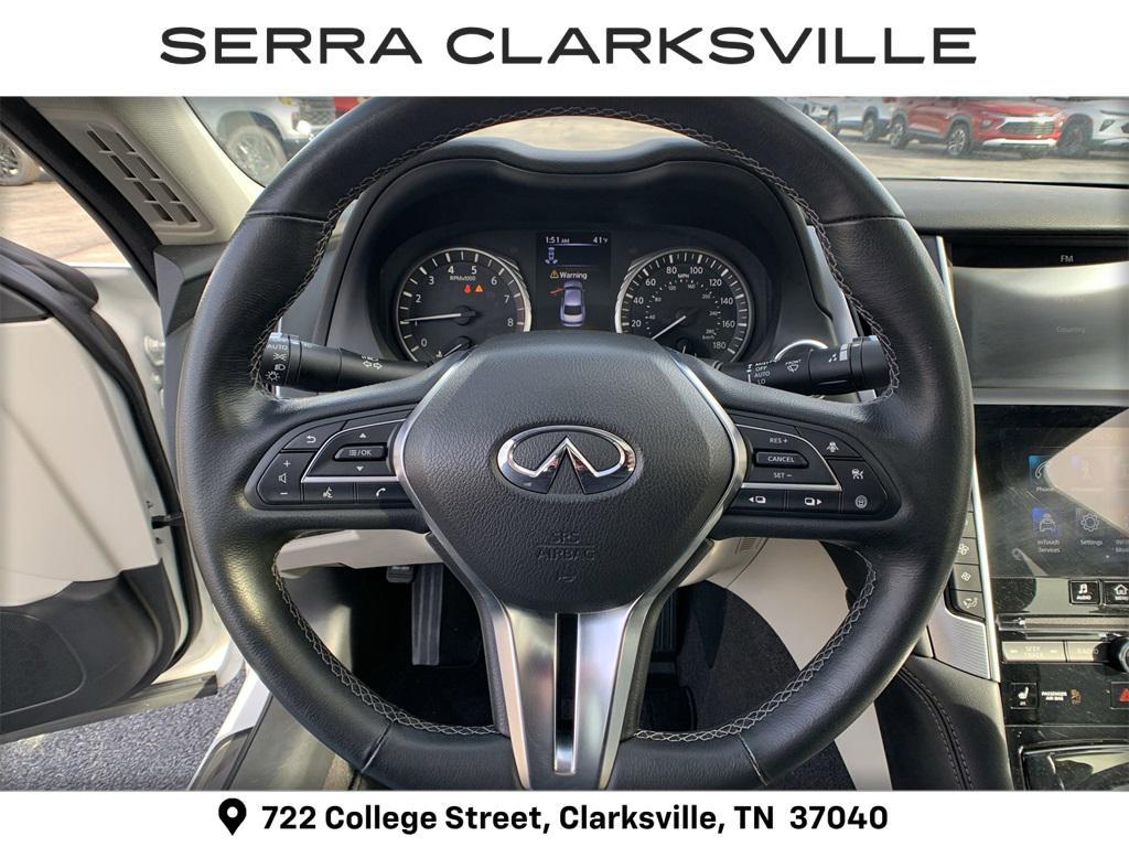 used 2022 INFINITI Q50 car, priced at $26,880