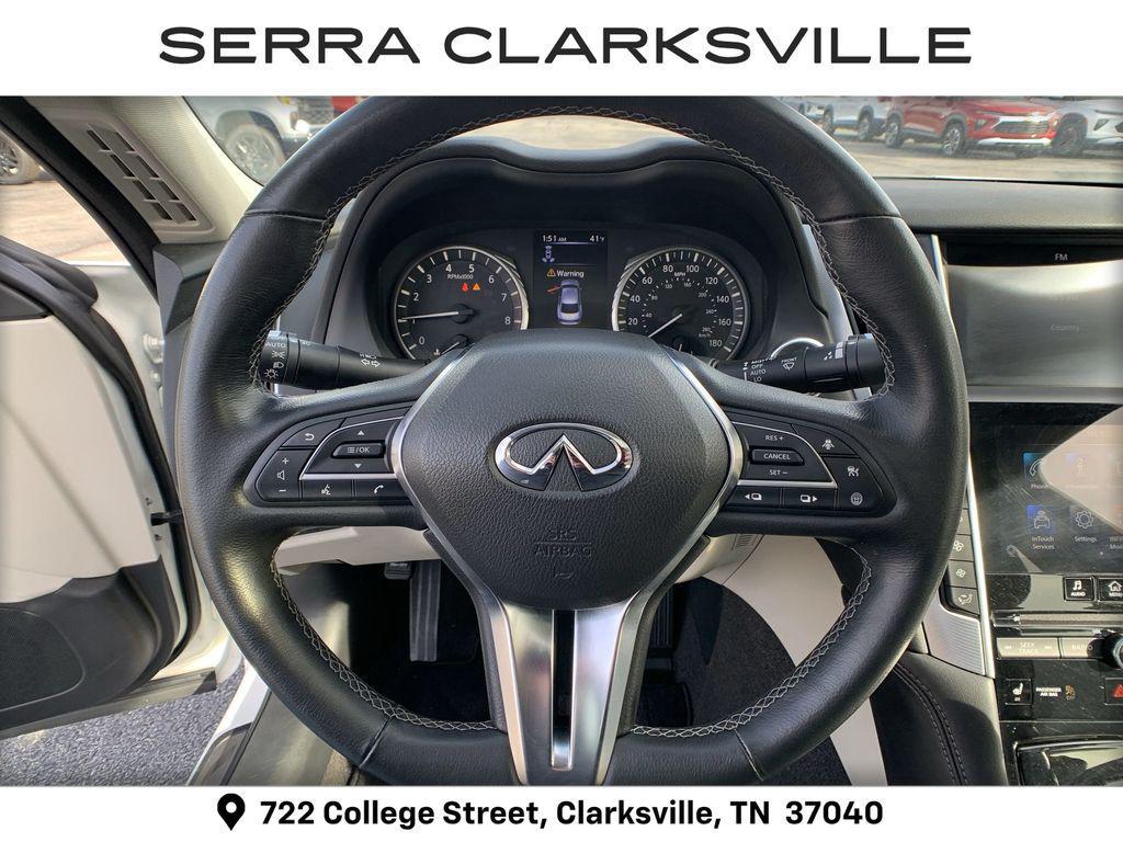used 2022 INFINITI Q50 car, priced at $27,488