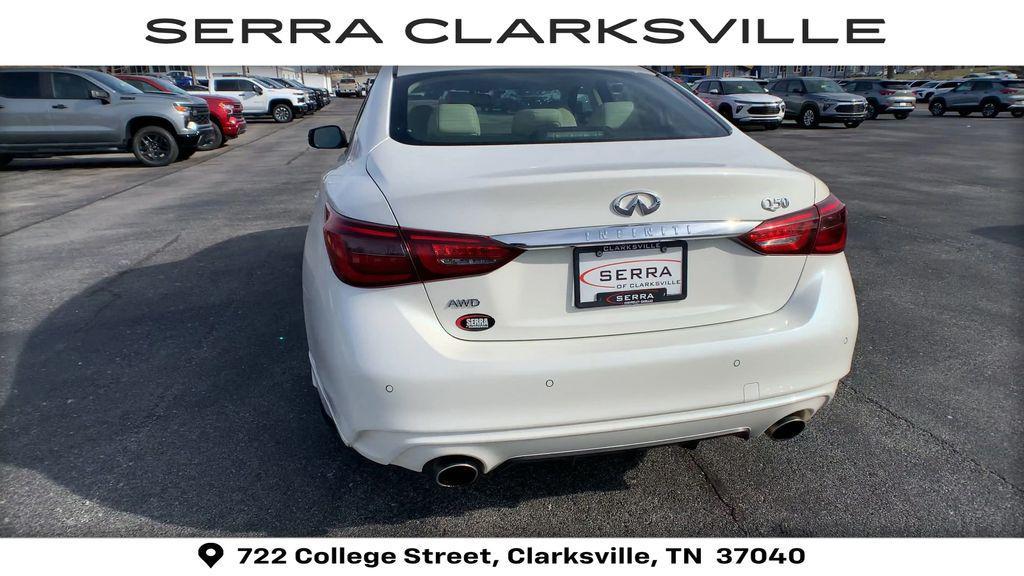 used 2022 INFINITI Q50 car, priced at $27,488