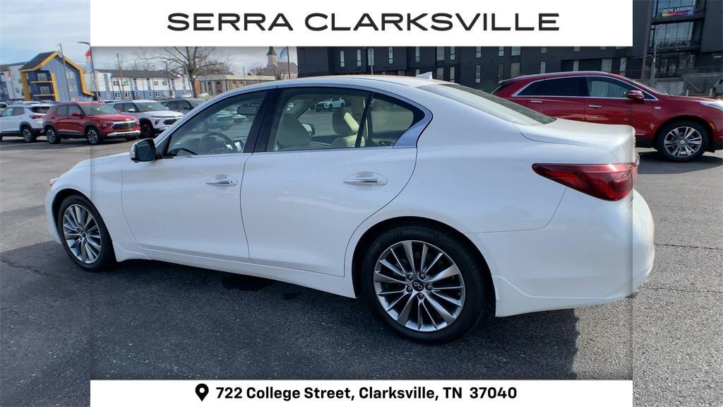 used 2022 INFINITI Q50 car, priced at $26,880