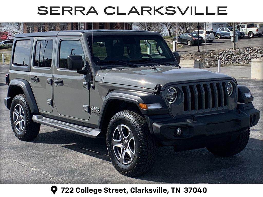 used 2020 Jeep Wrangler Unlimited car, priced at $23,989