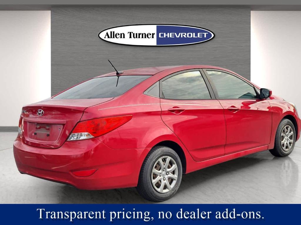 used 2013 Hyundai Accent car, priced at $4,900