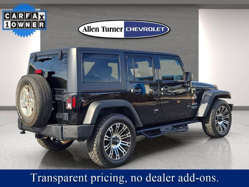 used 2016 Jeep Wrangler Unlimited car, priced at $18,776