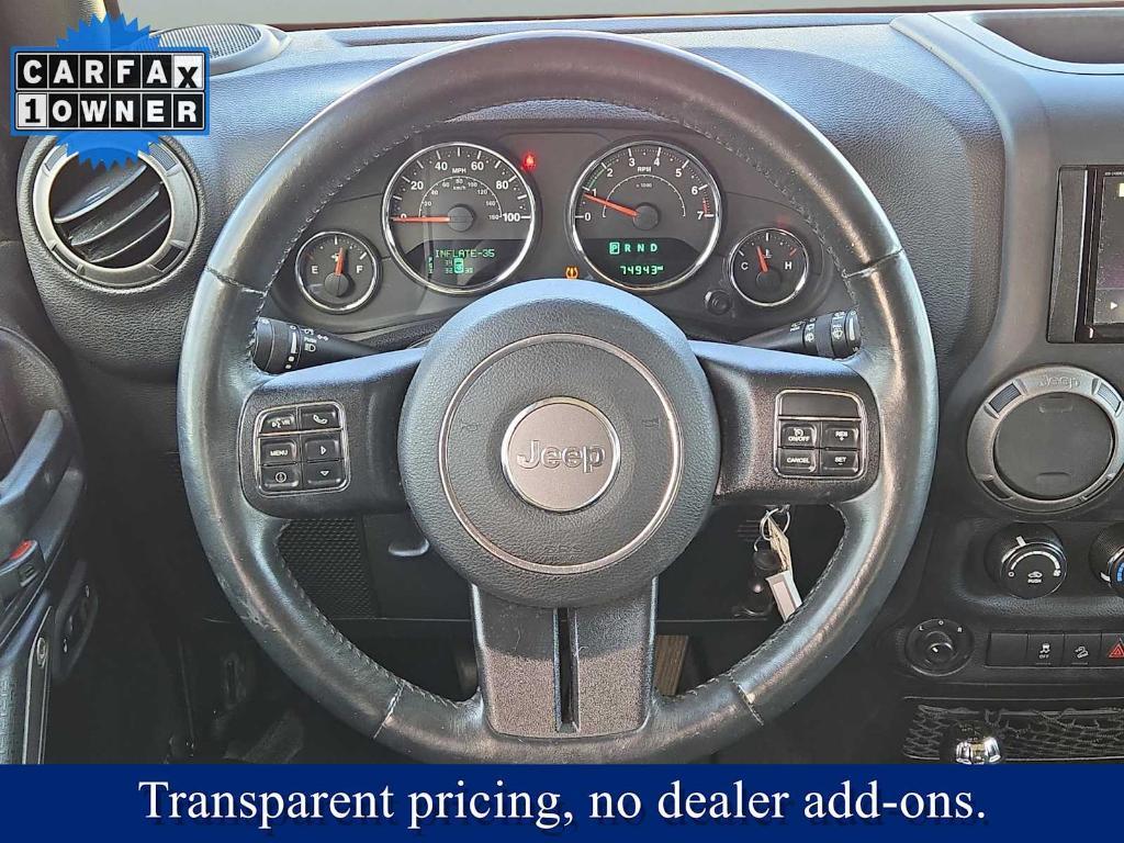 used 2016 Jeep Wrangler Unlimited car, priced at $18,776