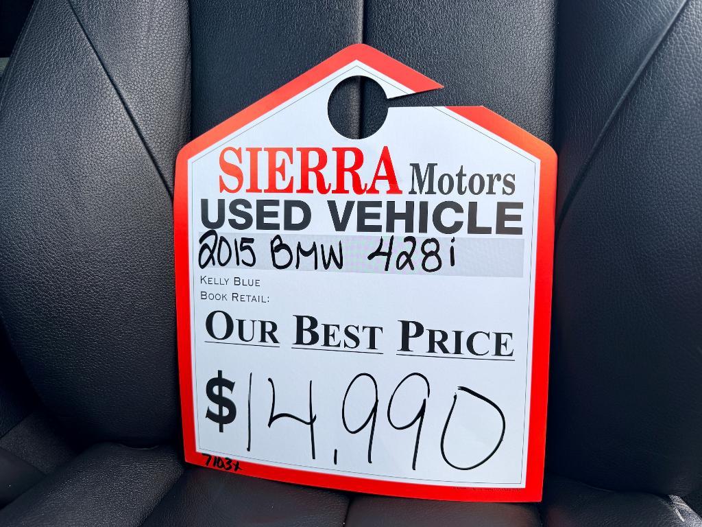 used 2015 BMW 428 car, priced at $14,990