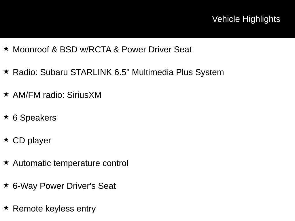 used 2023 Subaru Crosstrek car, priced at $22,493