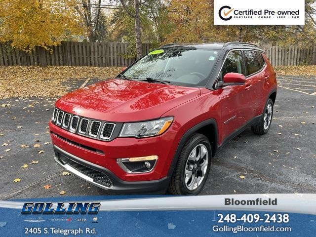 used 2020 Jeep Compass car, priced at $18,645