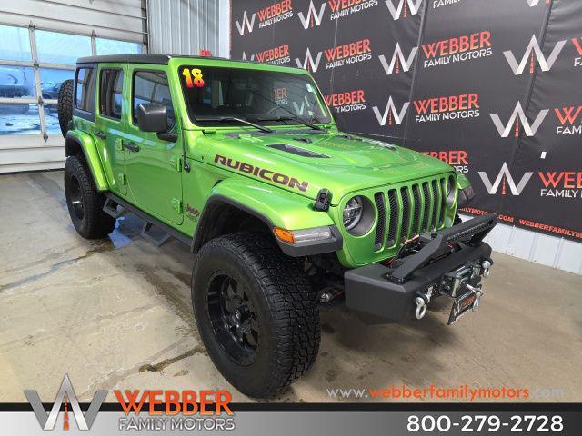 used 2018 Jeep Wrangler Unlimited car, priced at $38,500