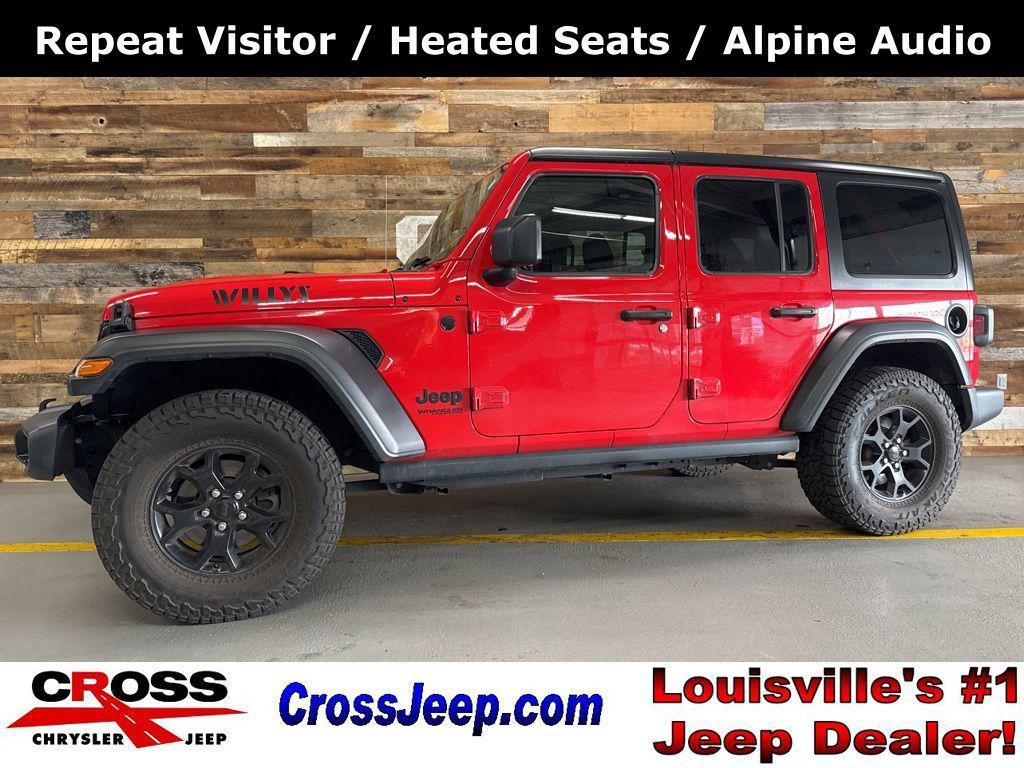 used 2021 Jeep Wrangler car, priced at $27,059