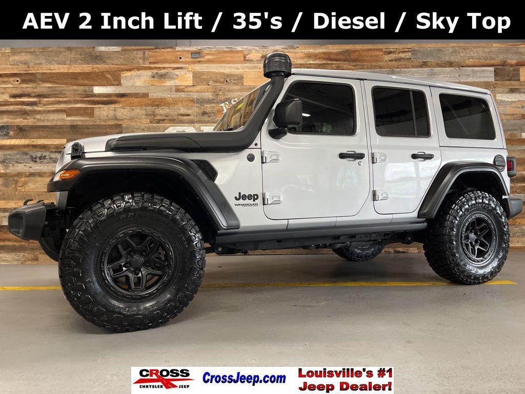 used 2022 Jeep Wrangler Unlimited car, priced at $34,800