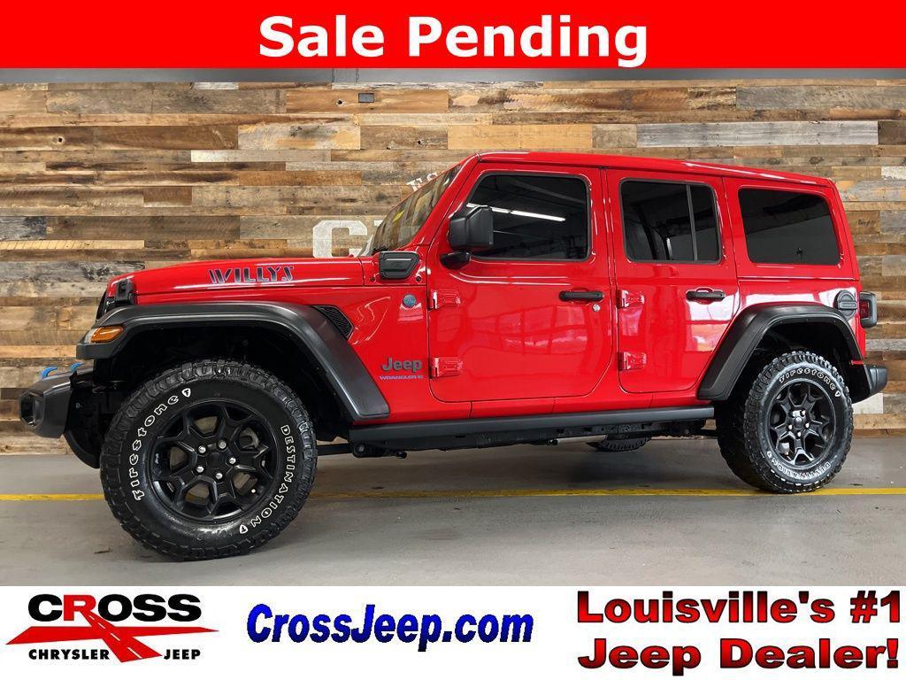 used 2023 Jeep Wrangler 4xe car, priced at $27,549