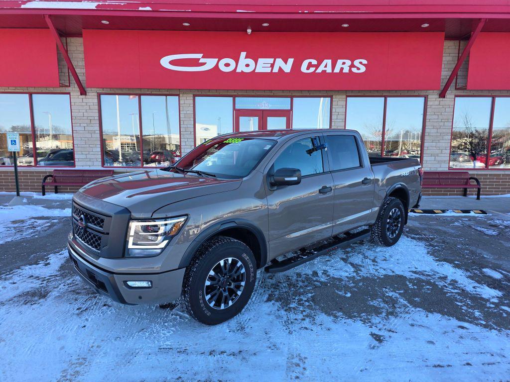 used 2021 Nissan Titan car, priced at $36,995