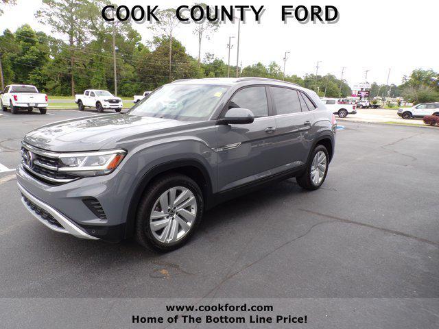used 2021 Volkswagen Atlas Cross Sport car, priced at $16,953
