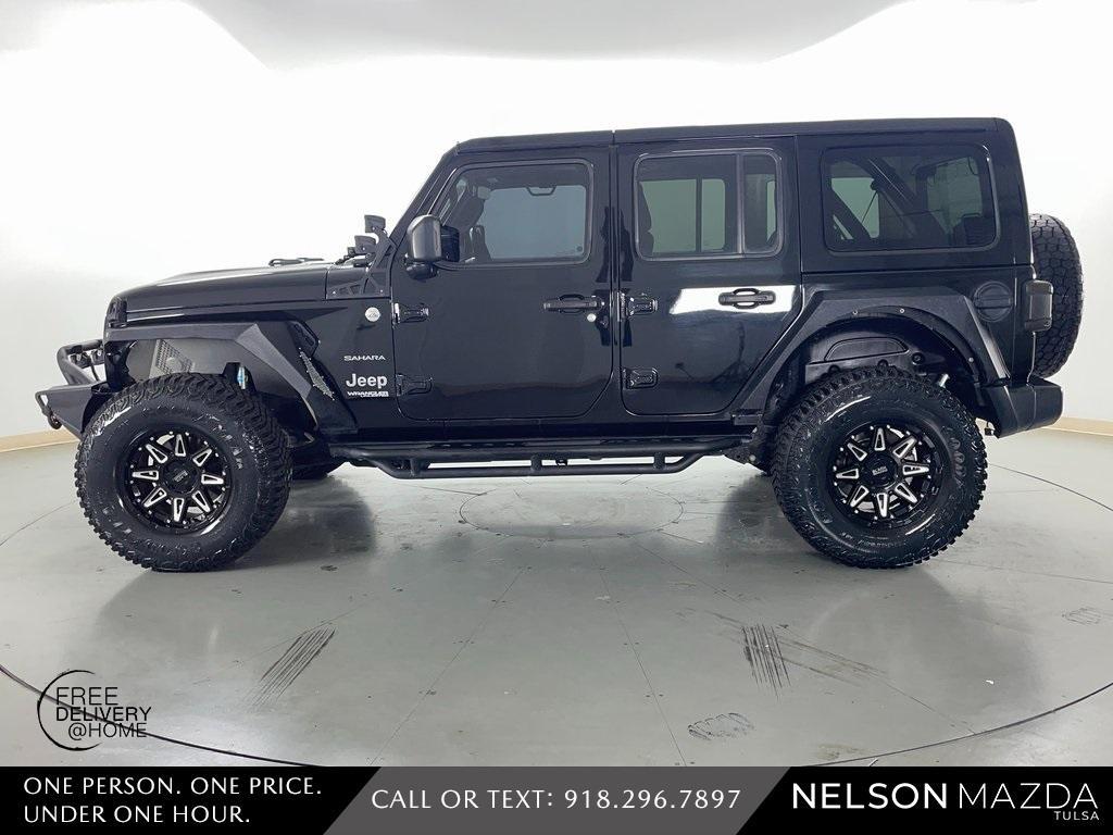 used 2018 Jeep Wrangler Unlimited car, priced at $24,848