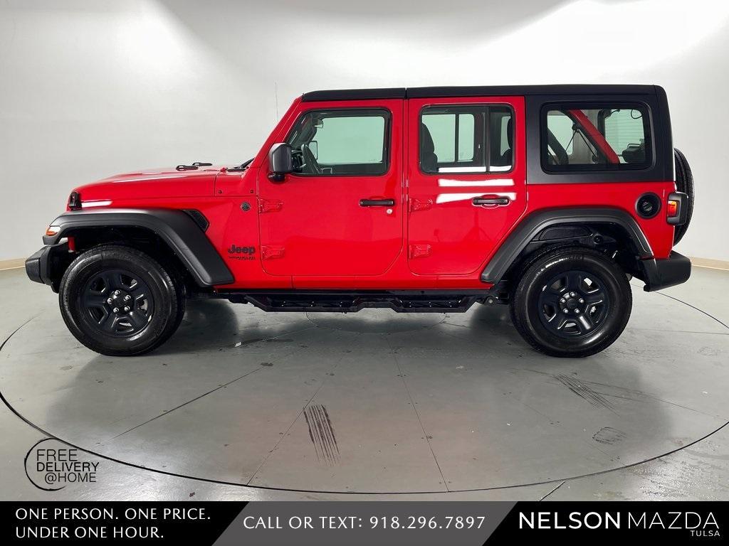 used 2022 Jeep Wrangler Unlimited car, priced at $27,687