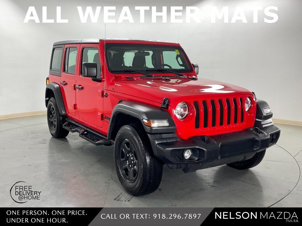 used 2022 Jeep Wrangler Unlimited car, priced at $27,687