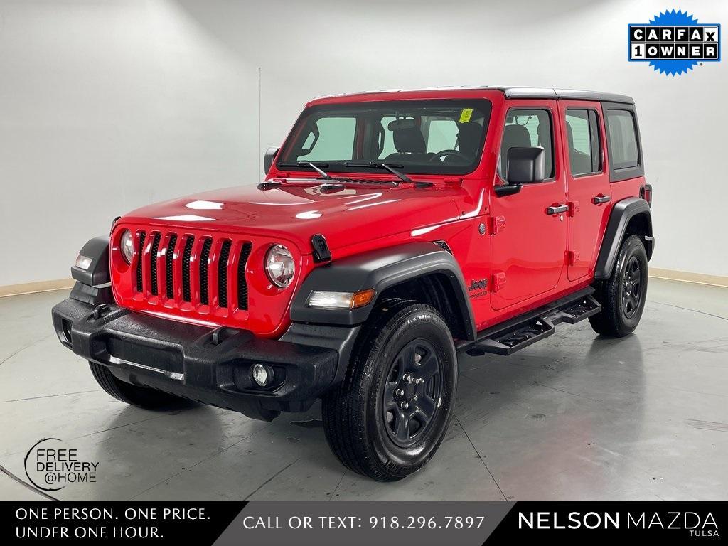 used 2022 Jeep Wrangler Unlimited car, priced at $27,687