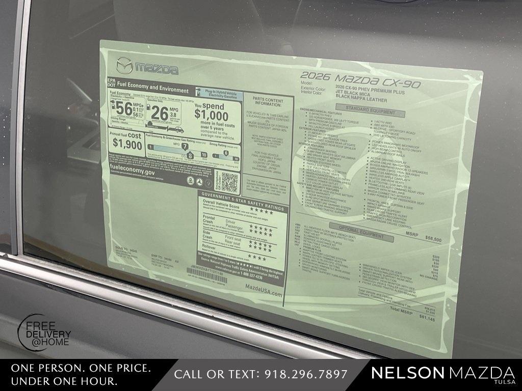 new 2026 Mazda CX-90 car, priced at $57,459