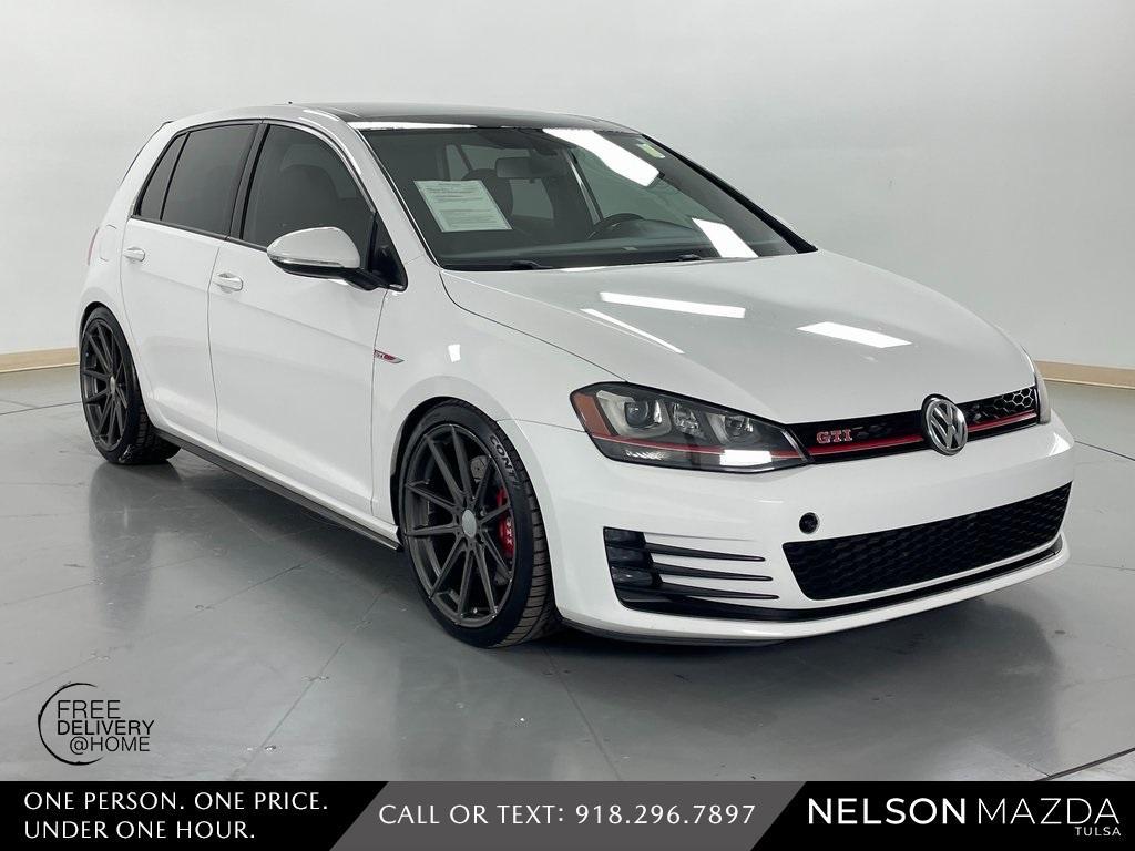 used 2017 Volkswagen Golf GTI car, priced at $15,837