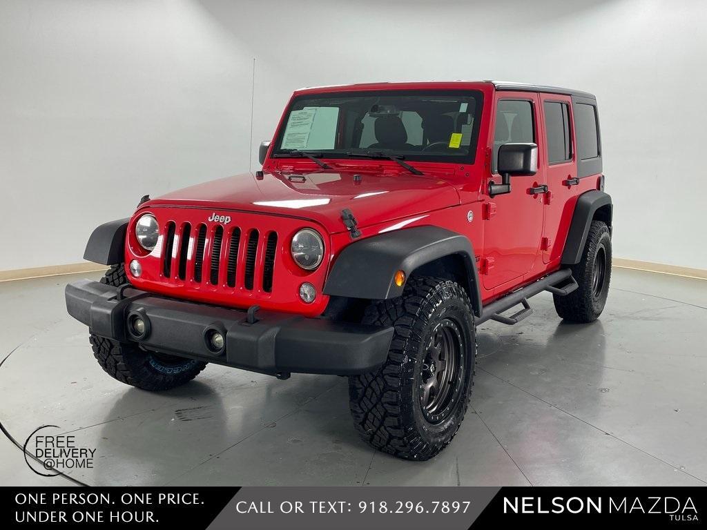 used 2016 Jeep Wrangler Unlimited car, priced at $19,939
