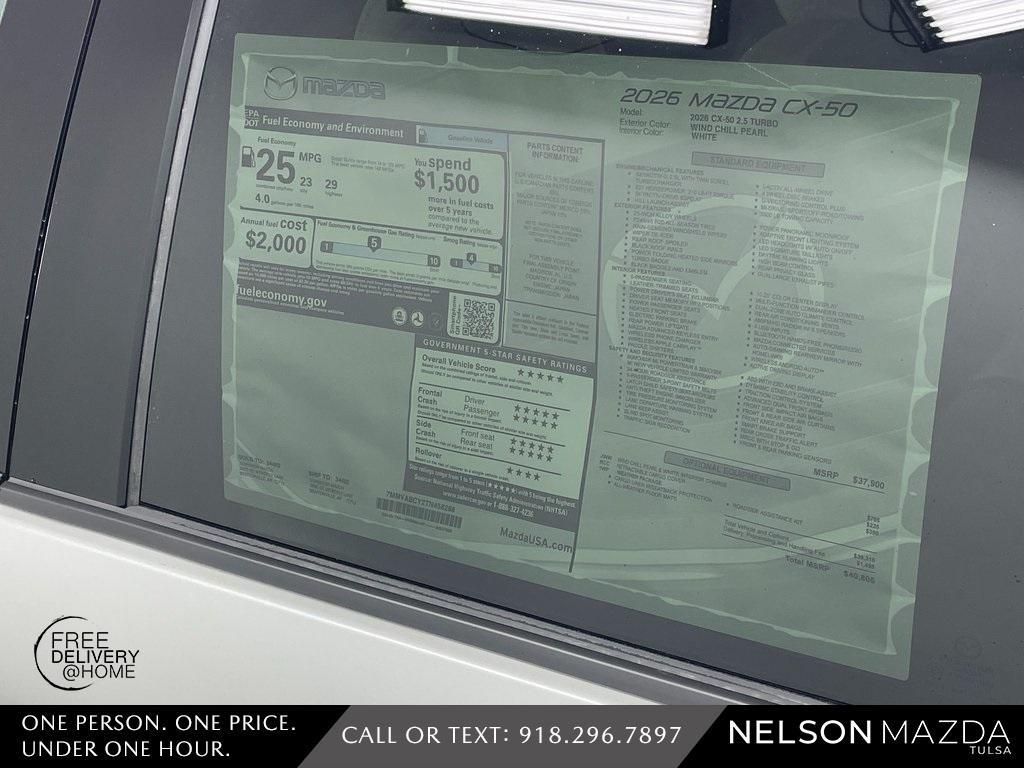 new 2026 Mazda CX-50 car, priced at $40,605