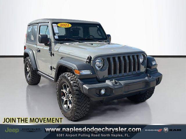 used 2021 Jeep Wrangler car, priced at $24,391