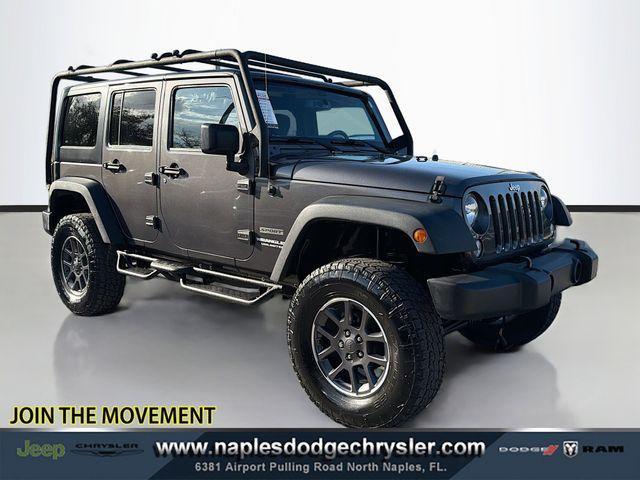 used 2017 Jeep Wrangler Unlimited car, priced at $16,691