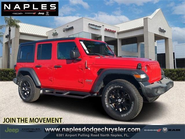 used 2020 Jeep Wrangler Unlimited car, priced at $22,693