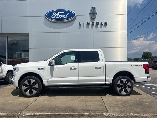 new 2025 Ford F-150 Lightning car, priced at $75,555