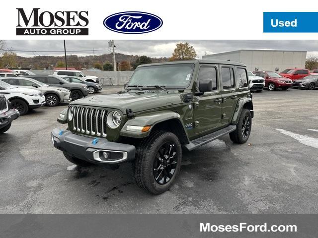 used 2022 Jeep Wrangler Unlimited 4xe car, priced at $24,500