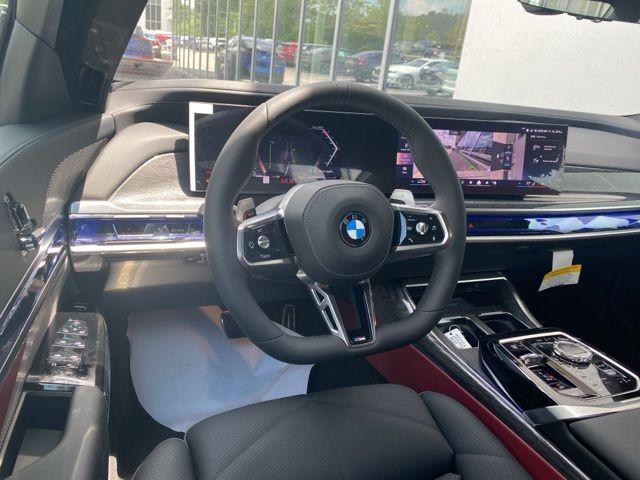 new 2025 BMW 740 car, priced at $106,055