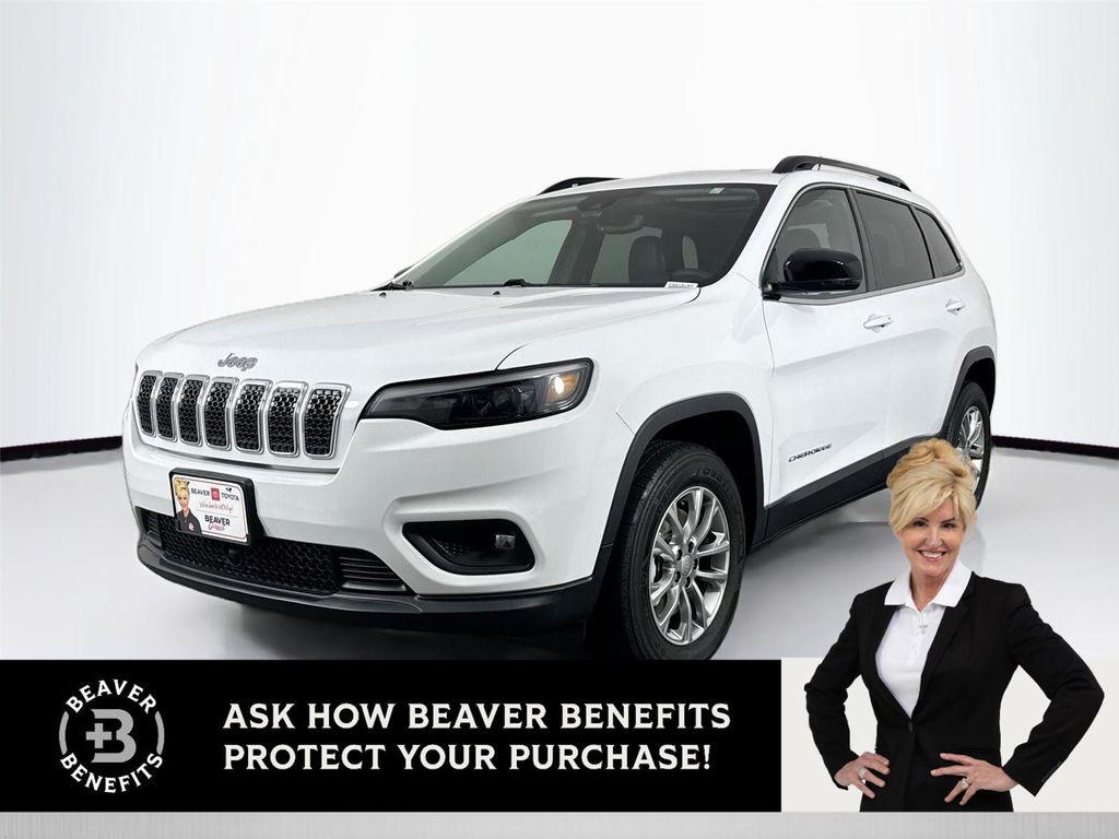 used 2022 Jeep Cherokee car, priced at $27,500