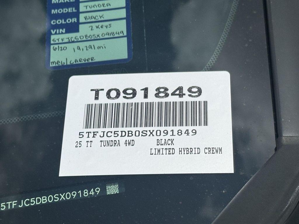 used 2025 Toyota Tundra Hybrid car, priced at $59,000